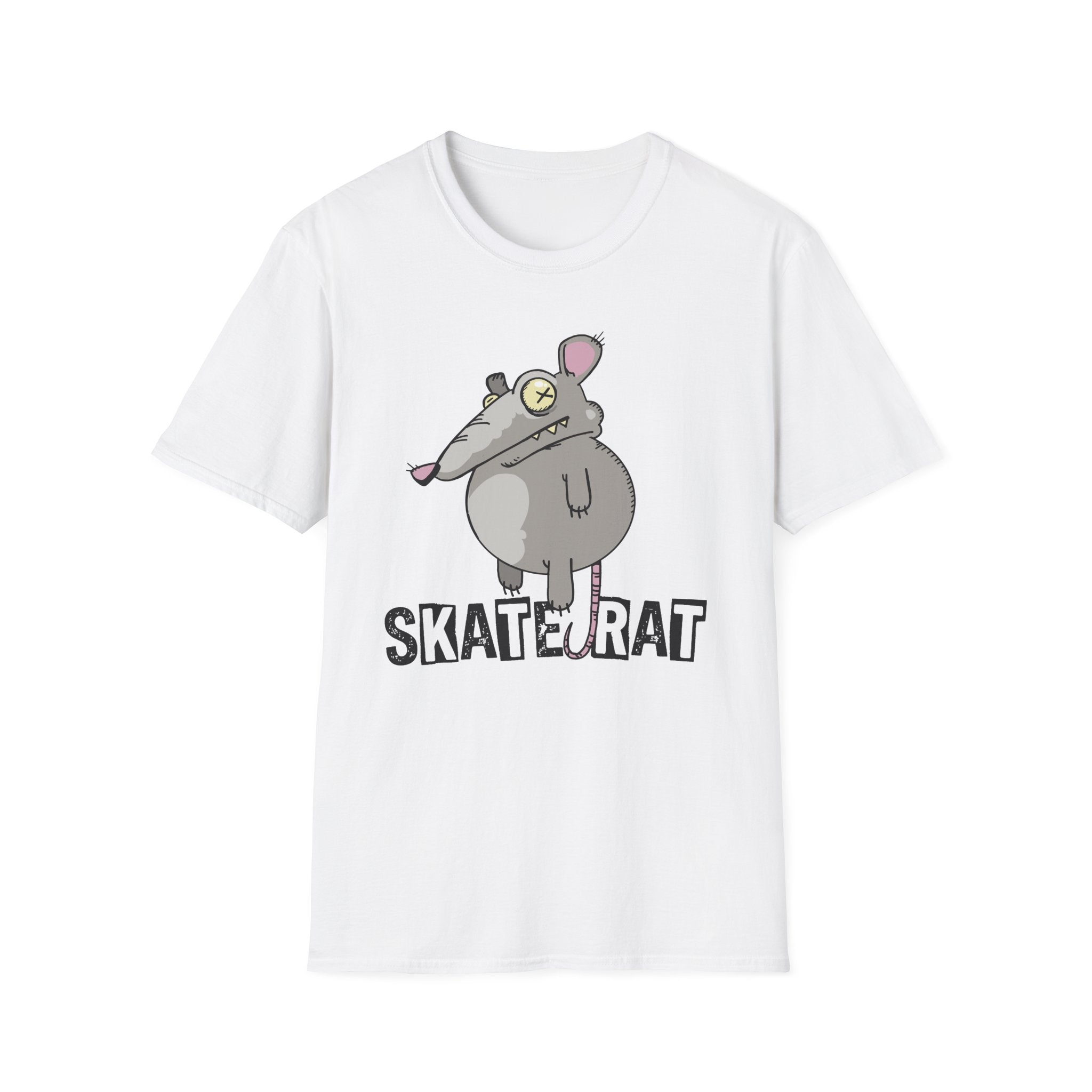 Skate Rat Graphic T-Shirt — Grunge Skater Tee | Unisex